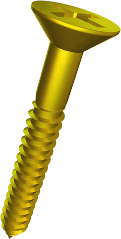Huicheng Jingda Brass Flat Head Wood Screw