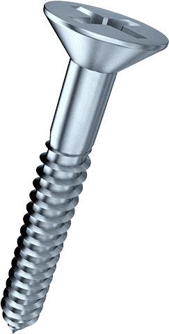 Huicheng Jingda Carbon Steel Flat Head Wood Screw